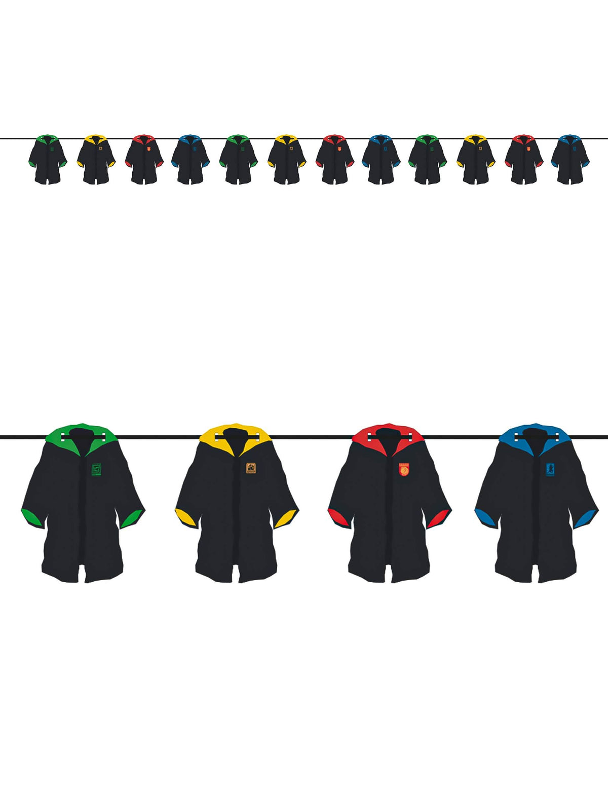 Harry Potter™ házcímerek füzér 3,6 m