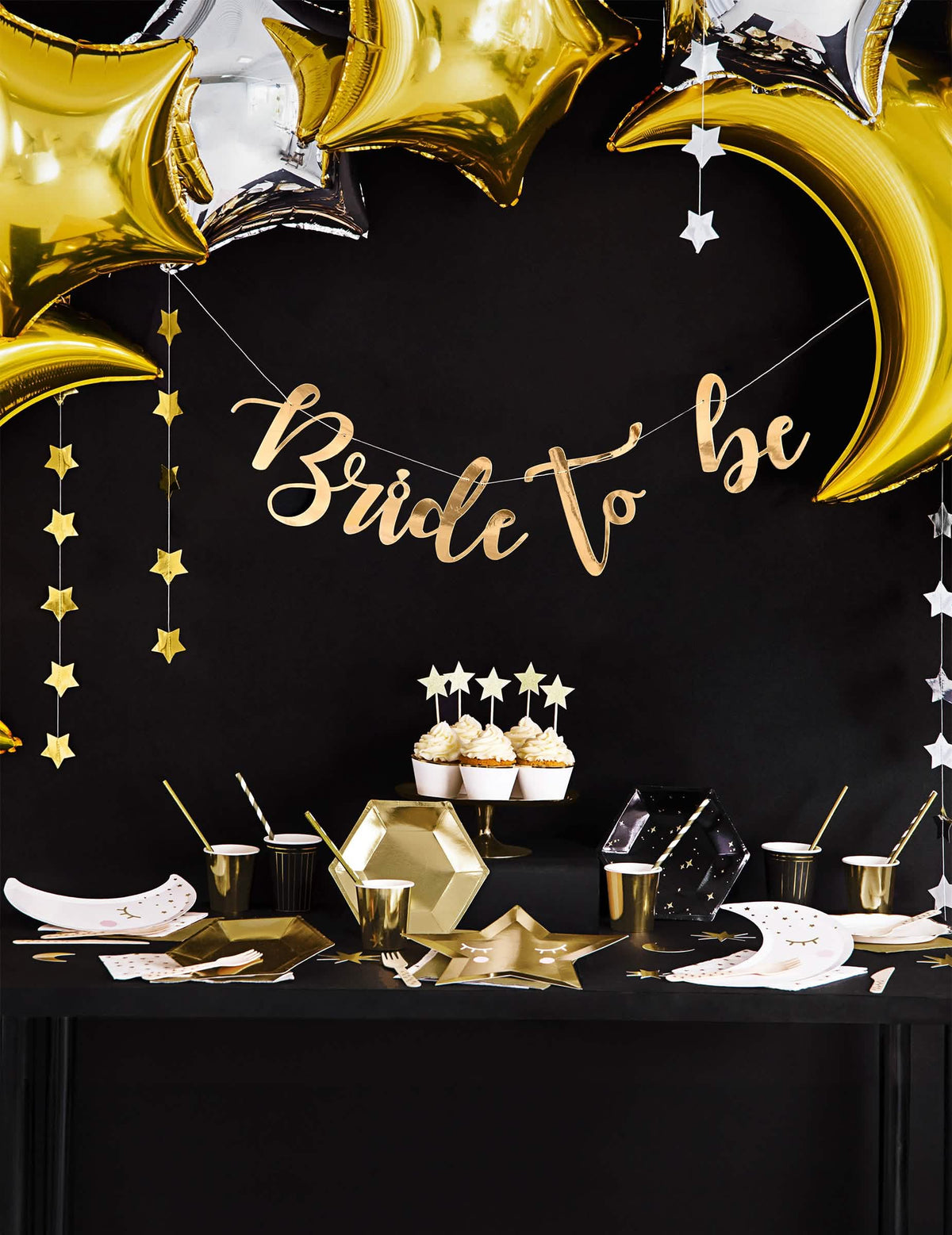 Bride to be karton girlandos svédasztali dekorációs elrendezés