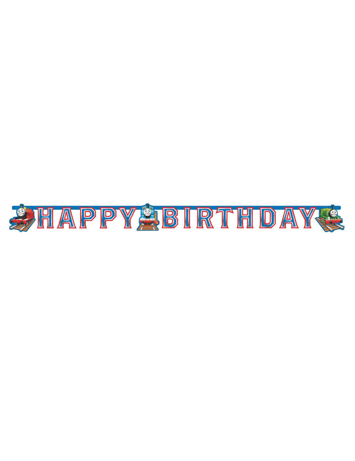 Karton girlandának az áttekintése Happy Birthday Thomas, a gőzmozdony és barátai