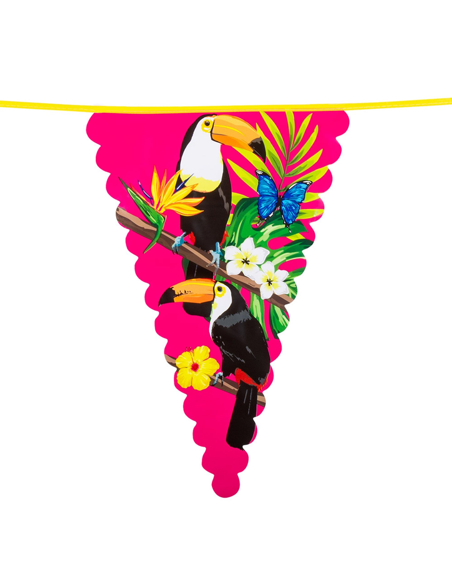 Toucan műanyag zászlók 45 x 30 cm 6 m