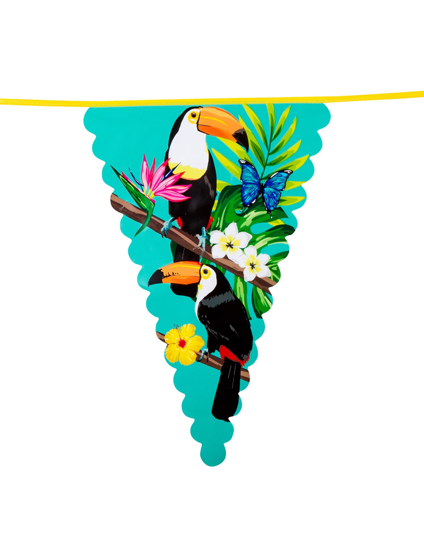 Toucan műanyag zászlók 45 x 30 cm 6 m