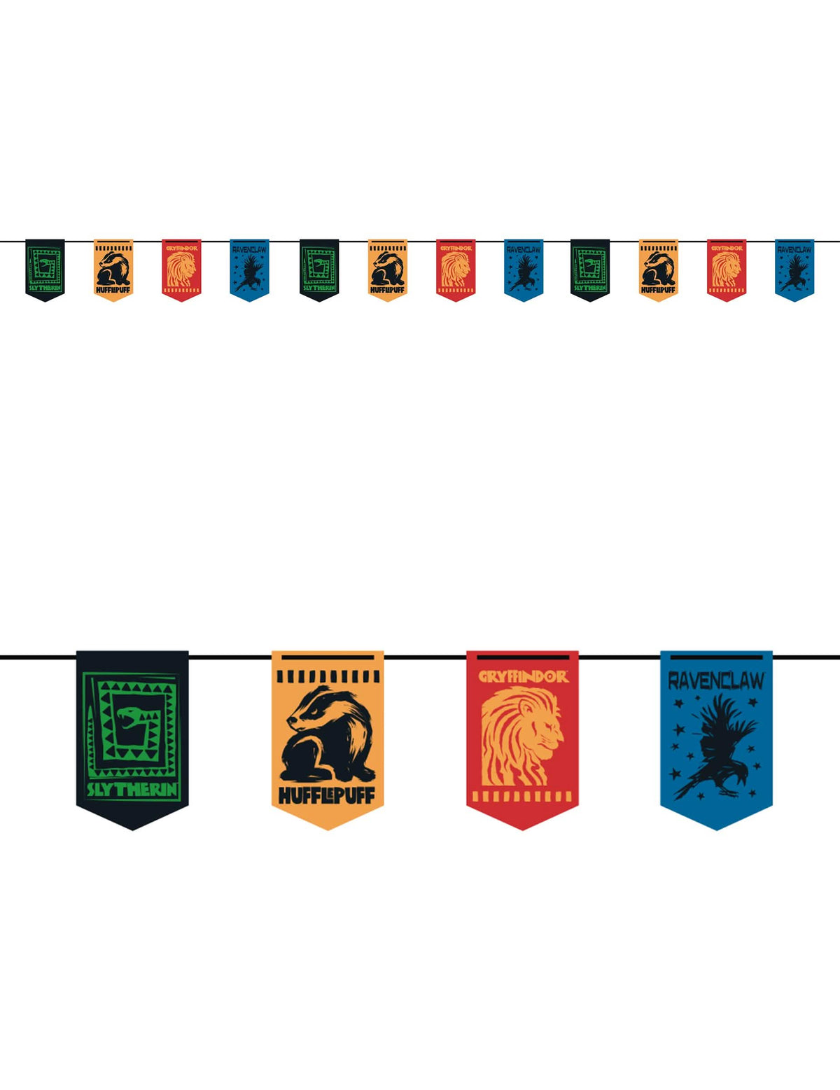 Harry Potter™ Házak zászlófüzér 3,6 m