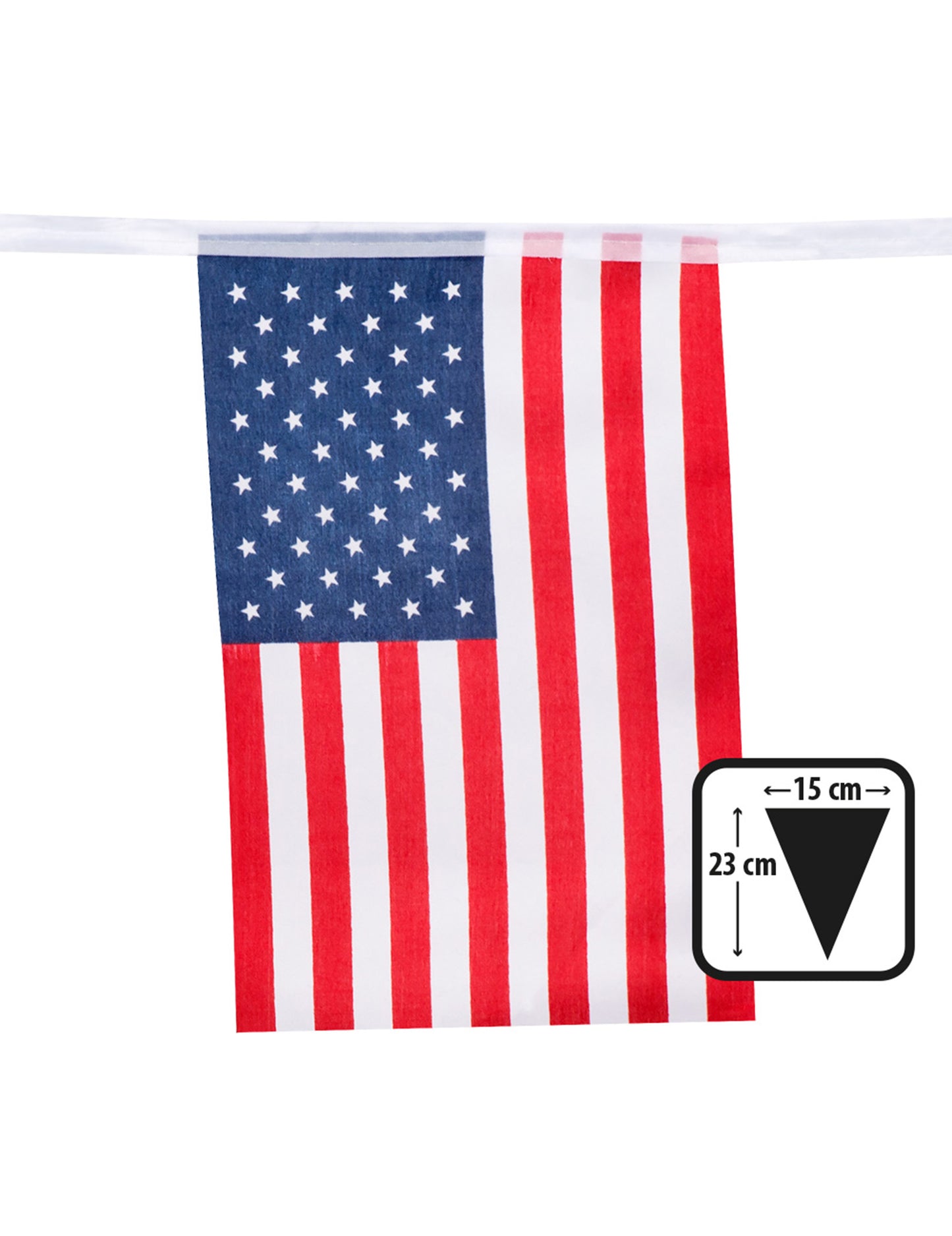 USA 4 méteres zászló koszorúk