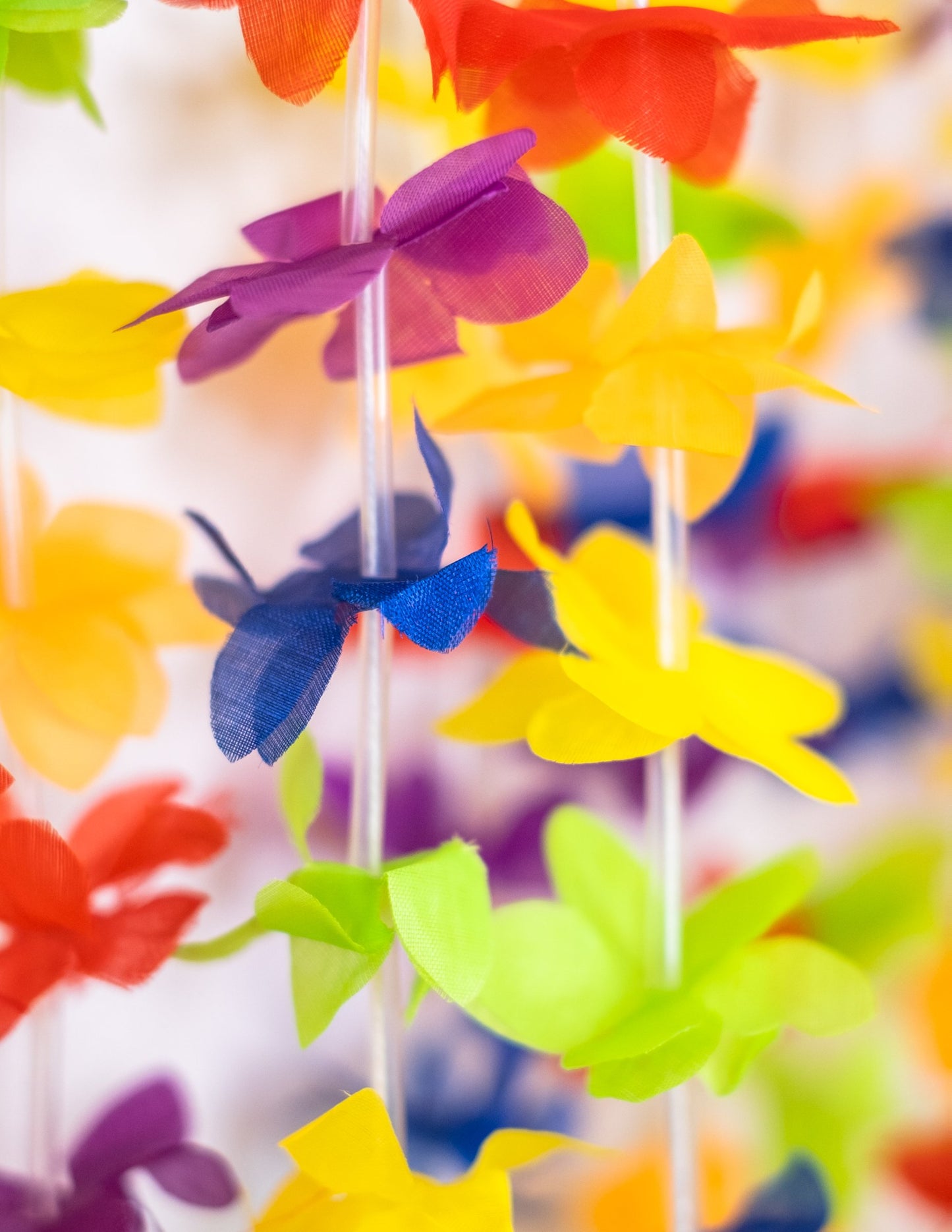 Hawaii többszínű Hawaii virág koszorú 3 méter