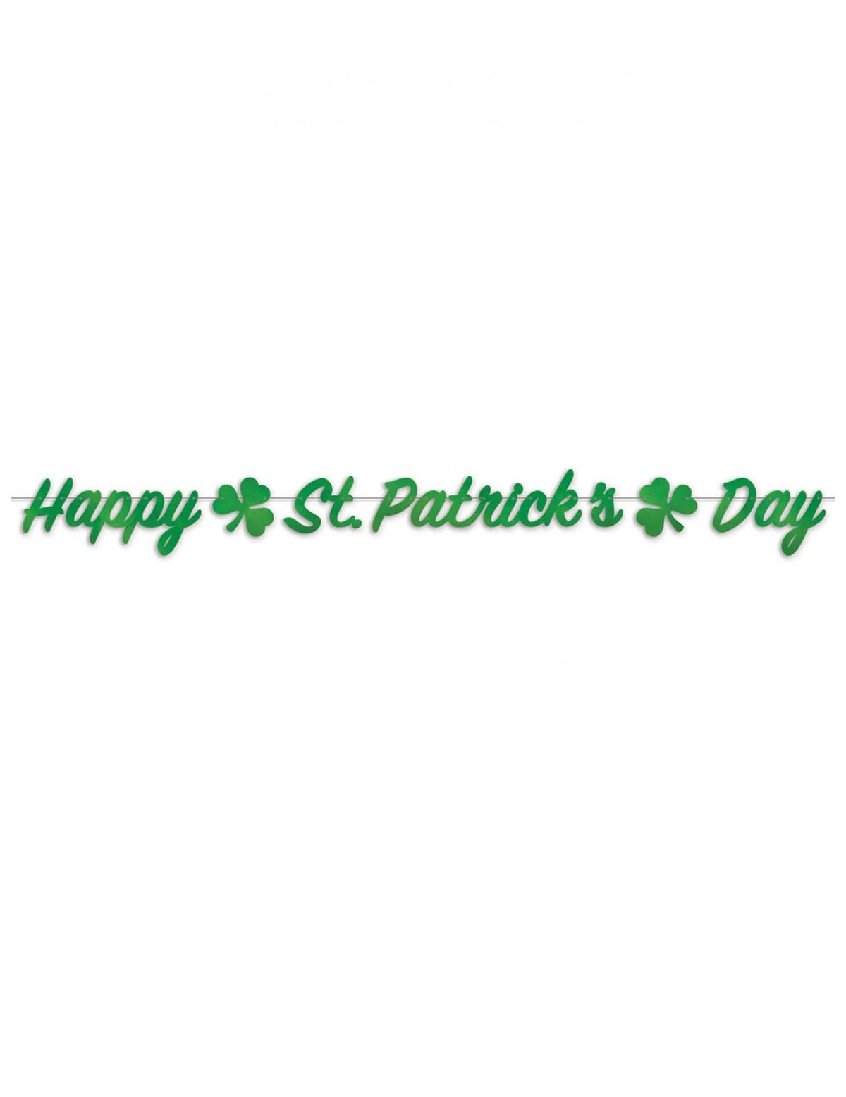 Elölnézet a Happy St Patrick's Day girlandról