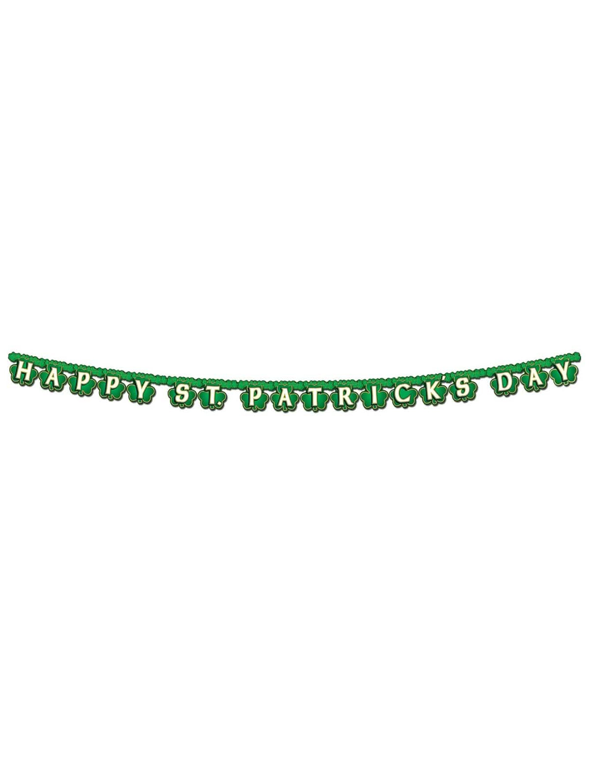 A Happy St. Patrick's Day girland elölnézete