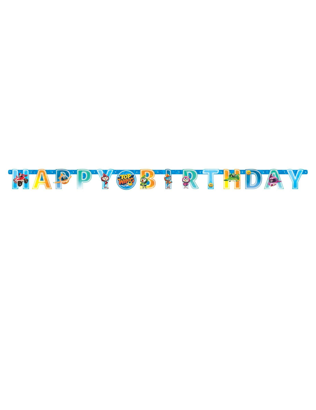 Happy Birthday Top Wing papír betűfüzér áttekintése