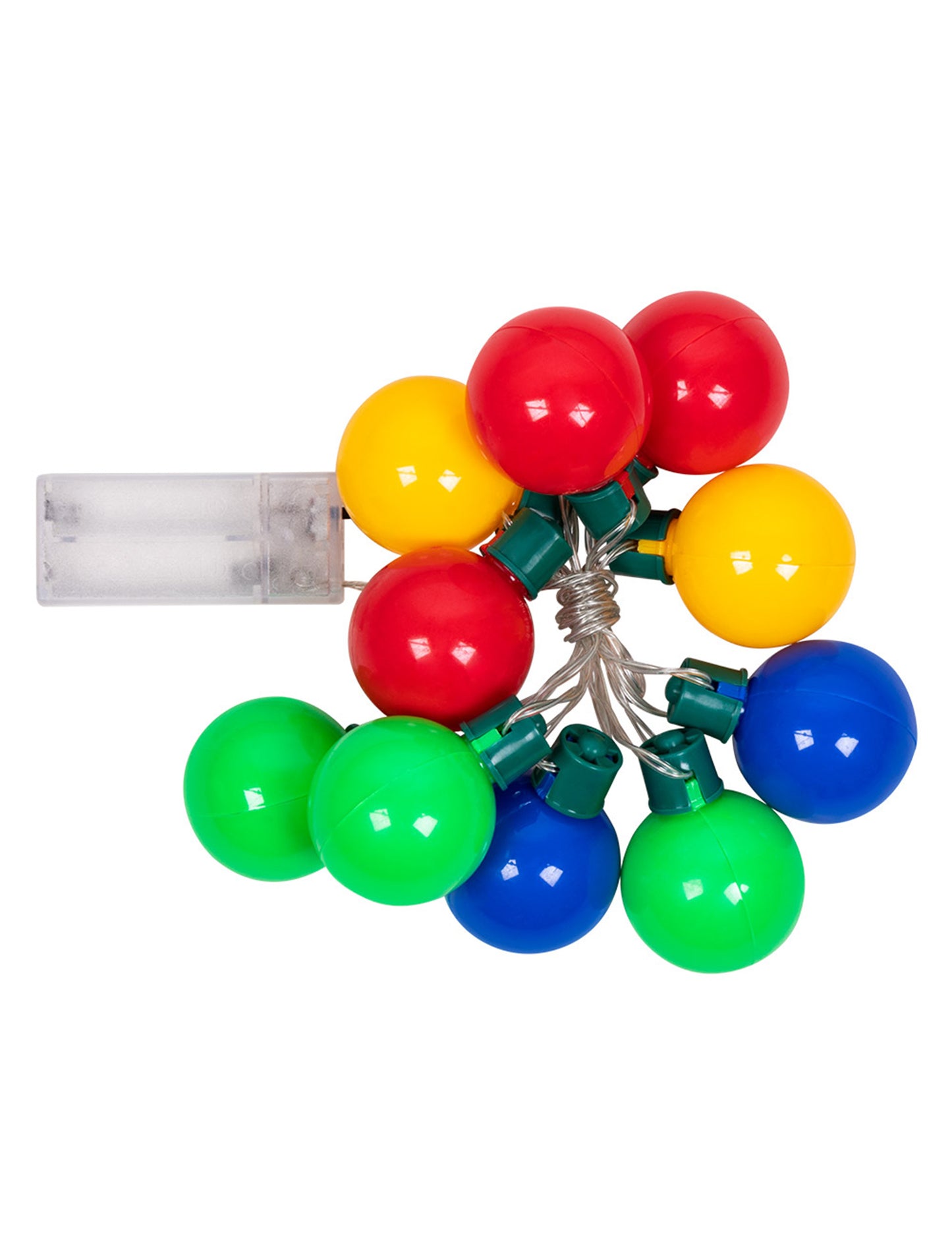 Többszínű fényű koszorú 140 cm