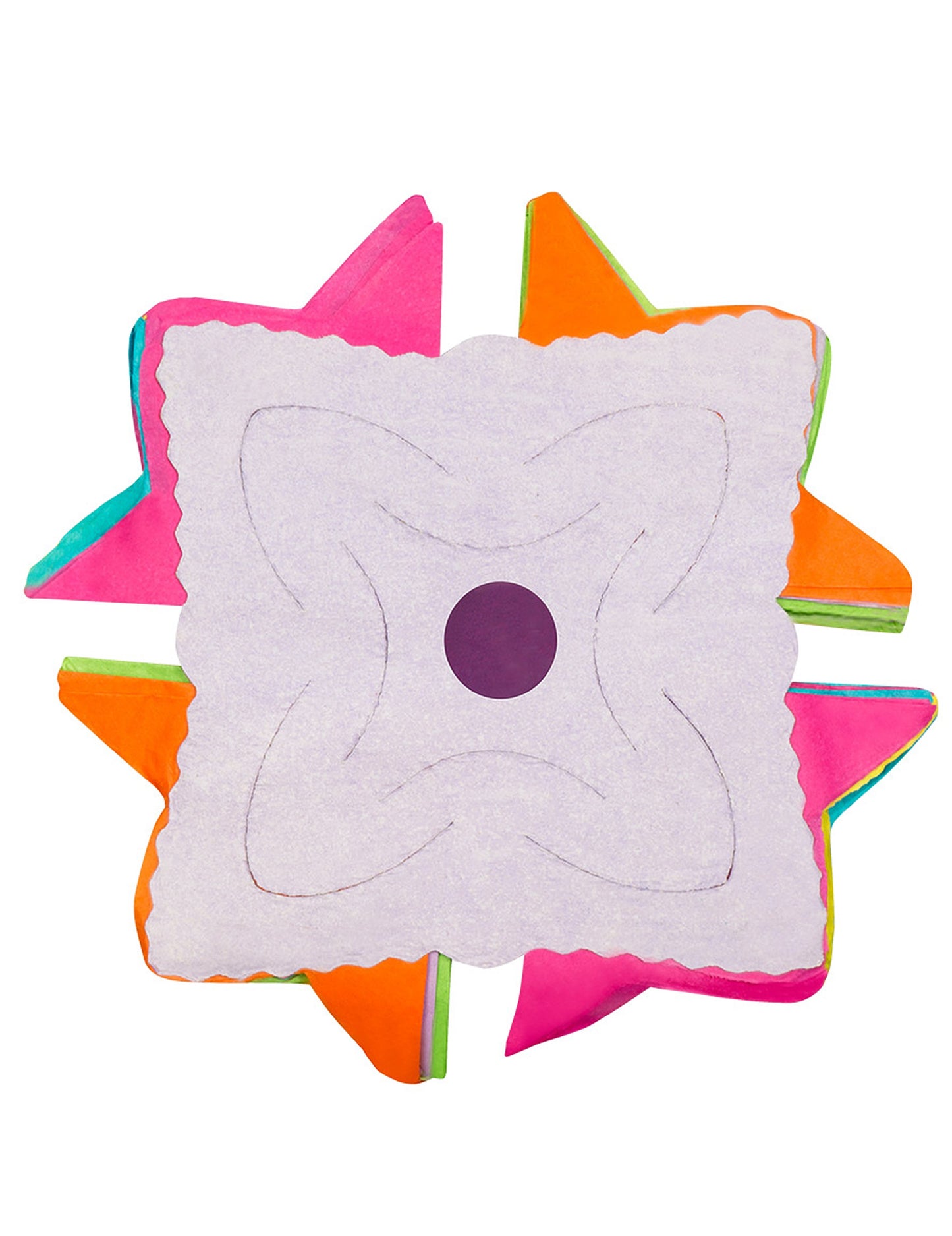 Többszínű papírmintázat