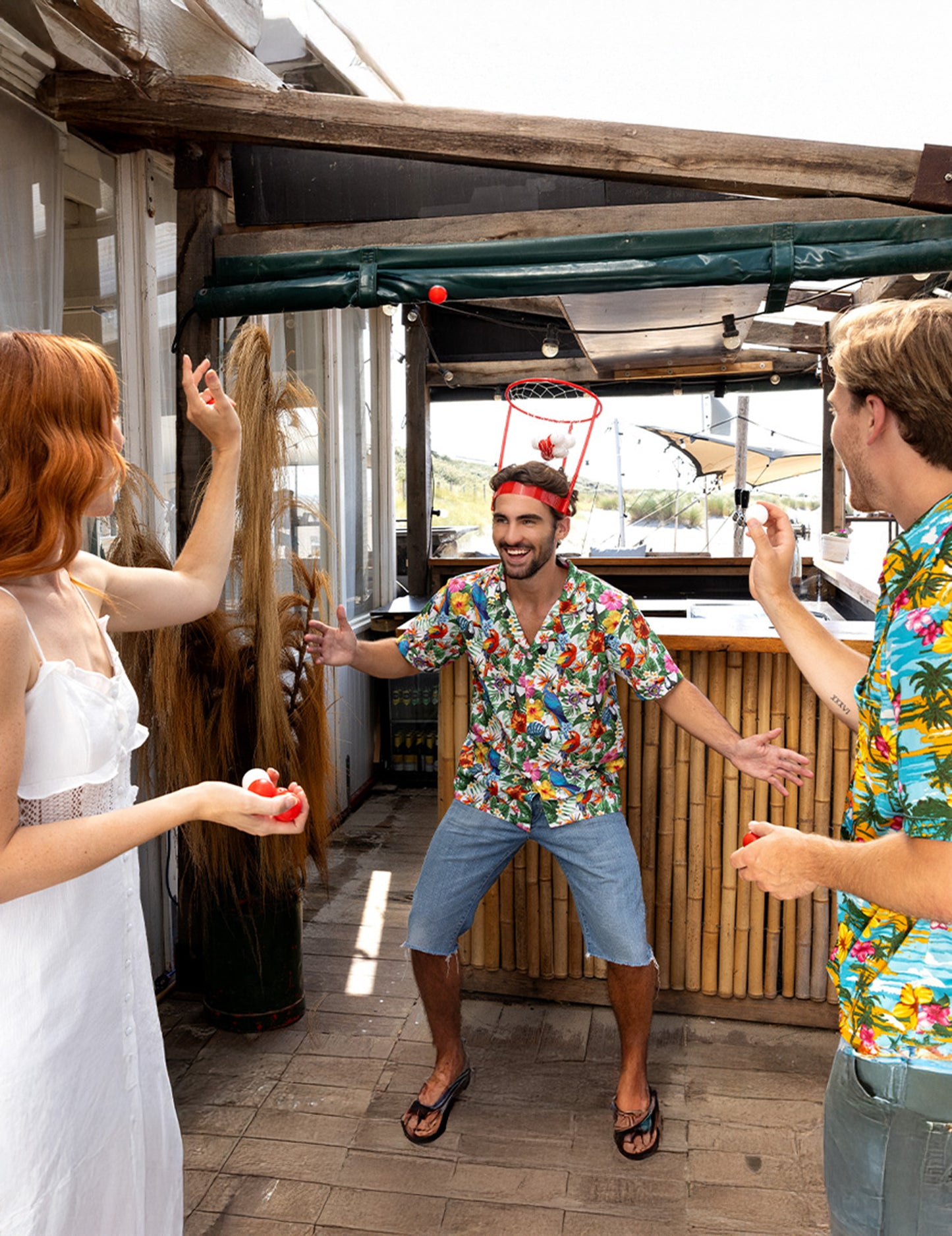 Kosárlabda lövés aperitif játék
