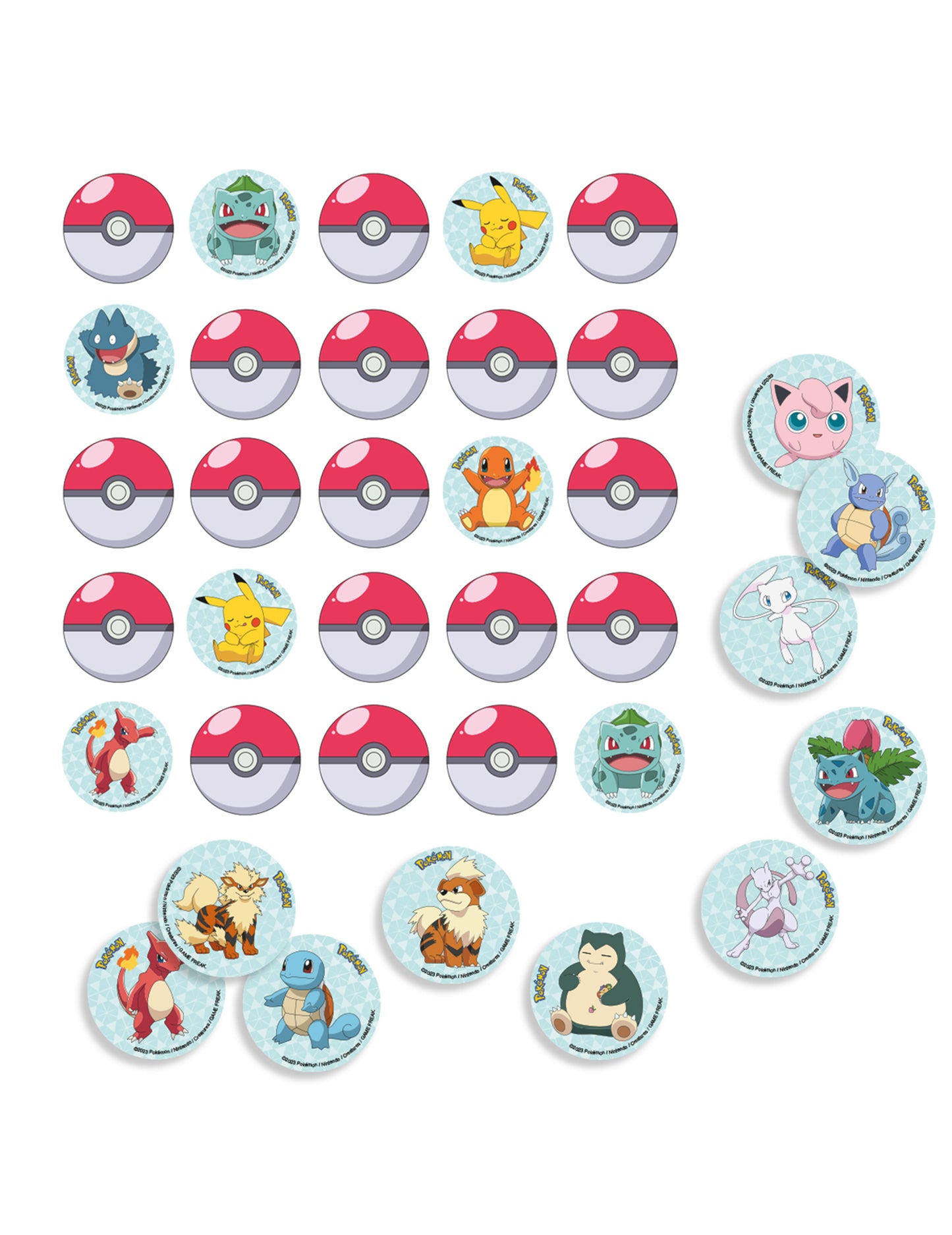 Memóriajáték 32 Pokémon kártyák