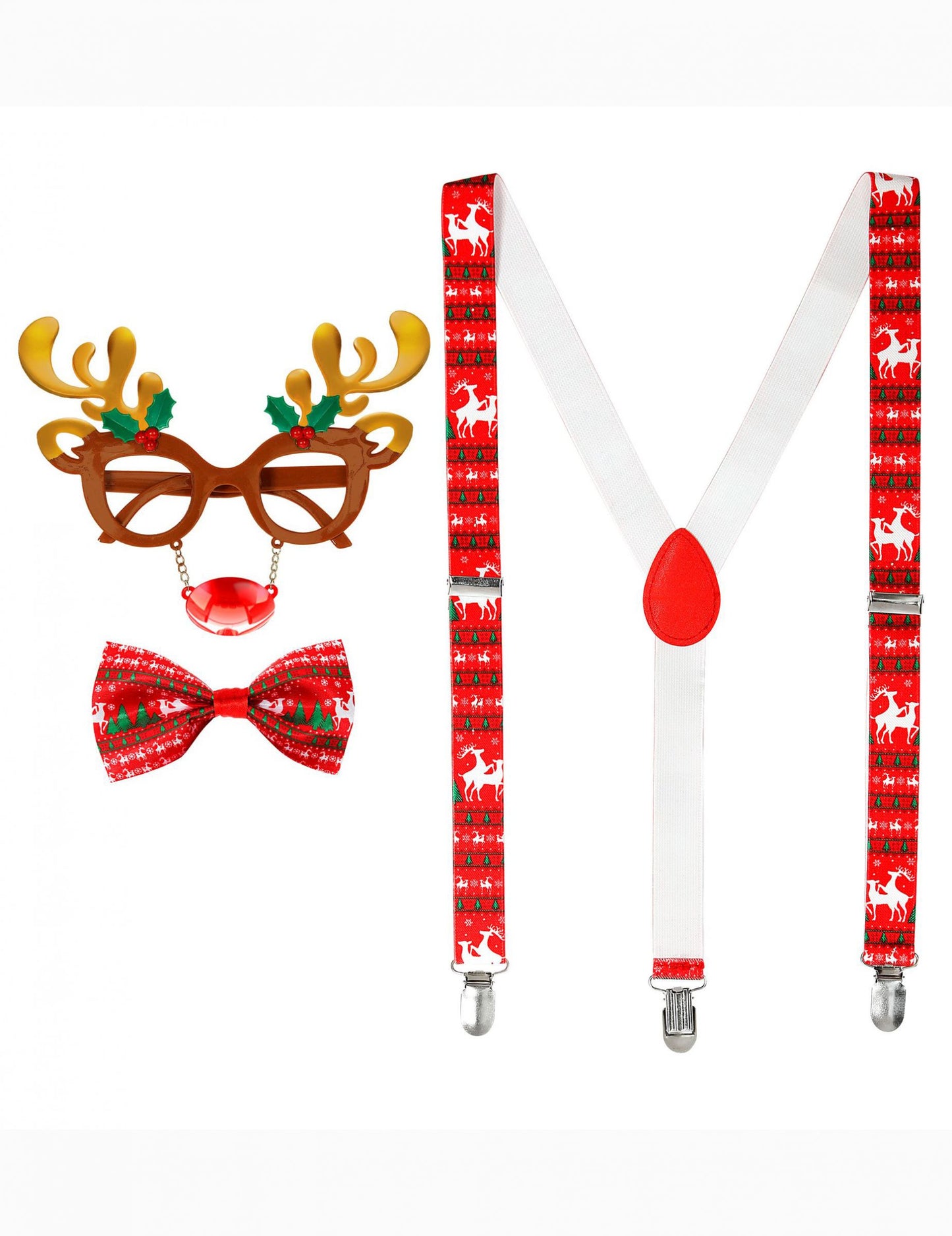 Felnőtt karácsonyi rénszarvas kiegészítők készlet