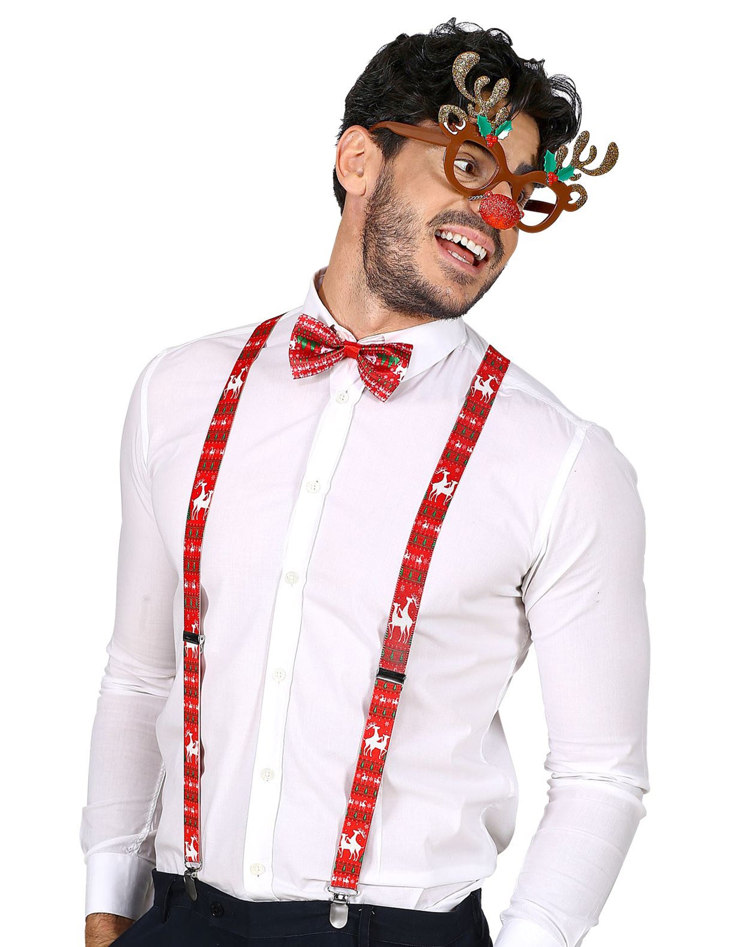 Felnőtt karácsonyi rénszarvas kiegészítők készlet