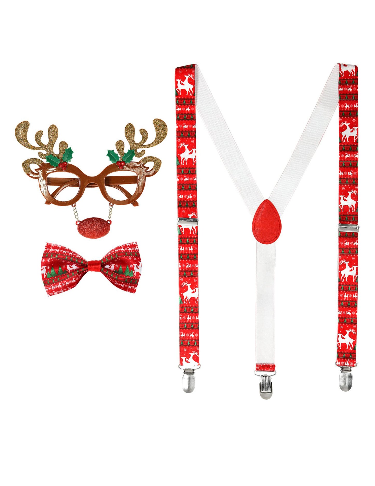 Felnőtt karácsonyi rénszarvas kiegészítők készlet