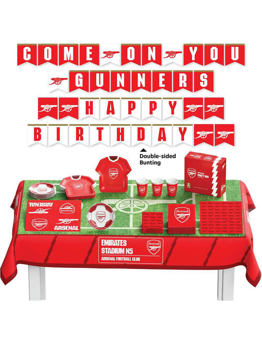 Arsenal Football Club születésnapi készlet 44 darabos