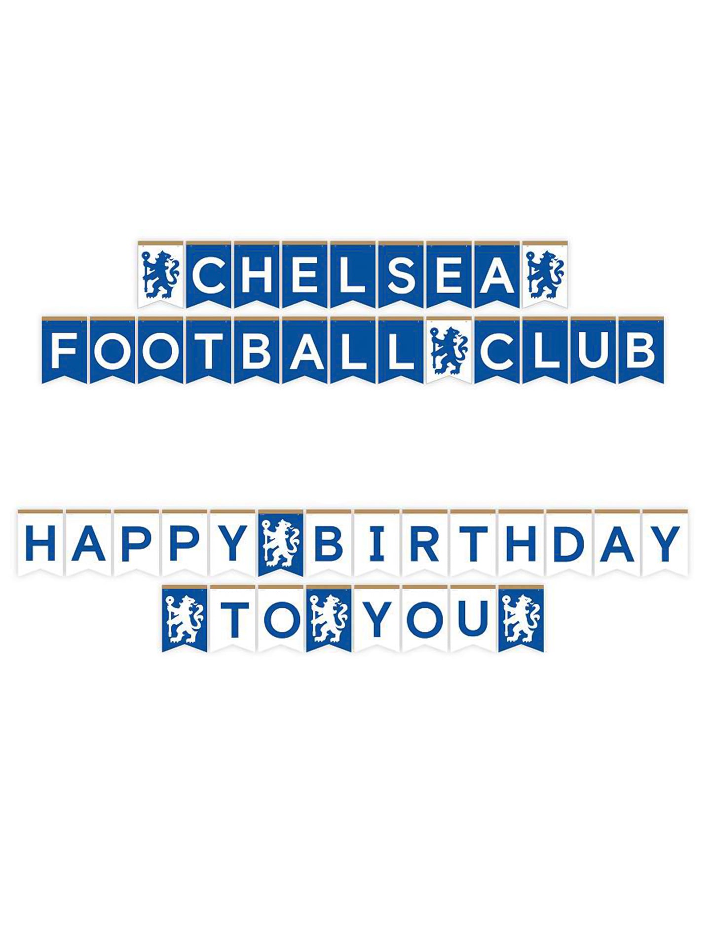 Chelsea Football Club születésnapi készlet 44 darabos