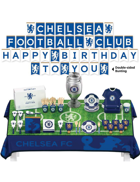 Chelsea Football Club születésnapi készlet 75 darabos