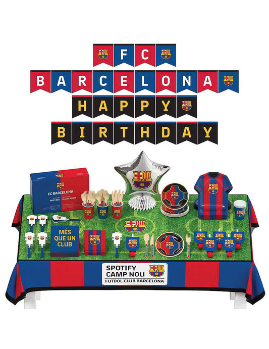FC Barcelone születésnapi készlet 75 darabos