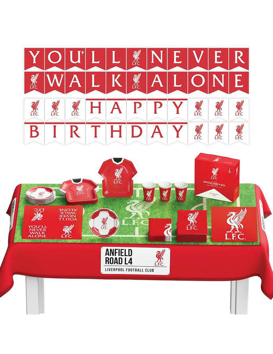 Liverpool Football Club születésnapi készlet 44 darabos