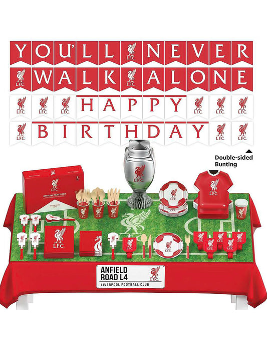 Liverpool Football Club születésnapi készlet 75 darabos