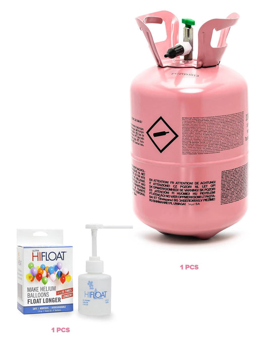 30 ballonig elegendő héliumpalack-készlet Hi-Float-tal