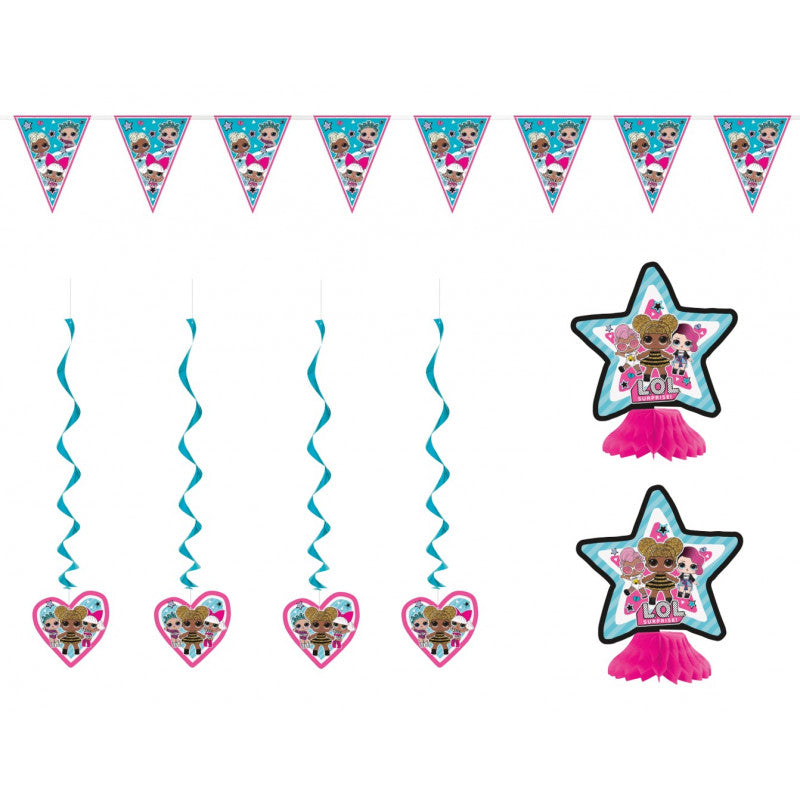 7 -darab dekorációk készlet lol meglepetés