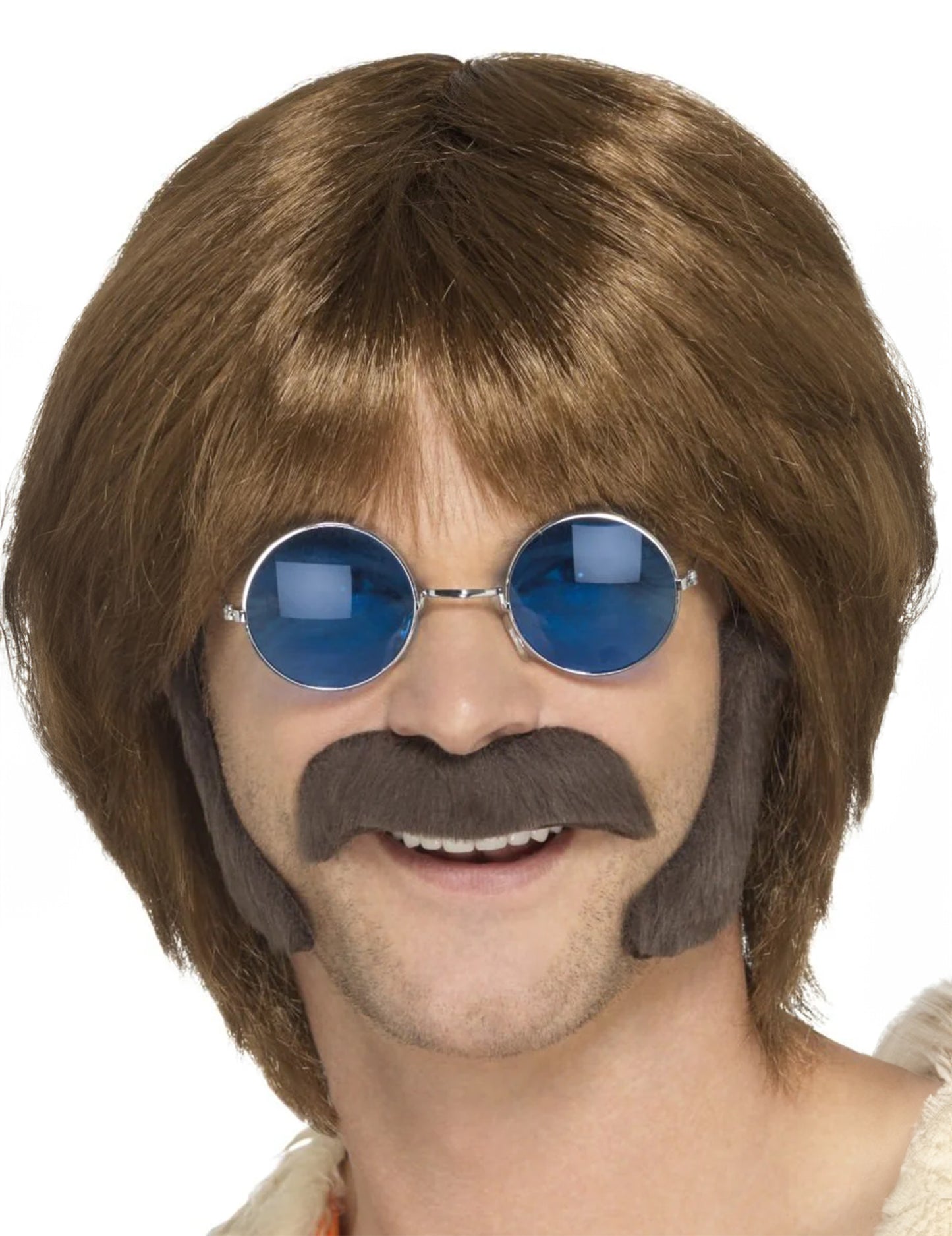 Brown Hippie Kit bajuszos és férfi lábakkal