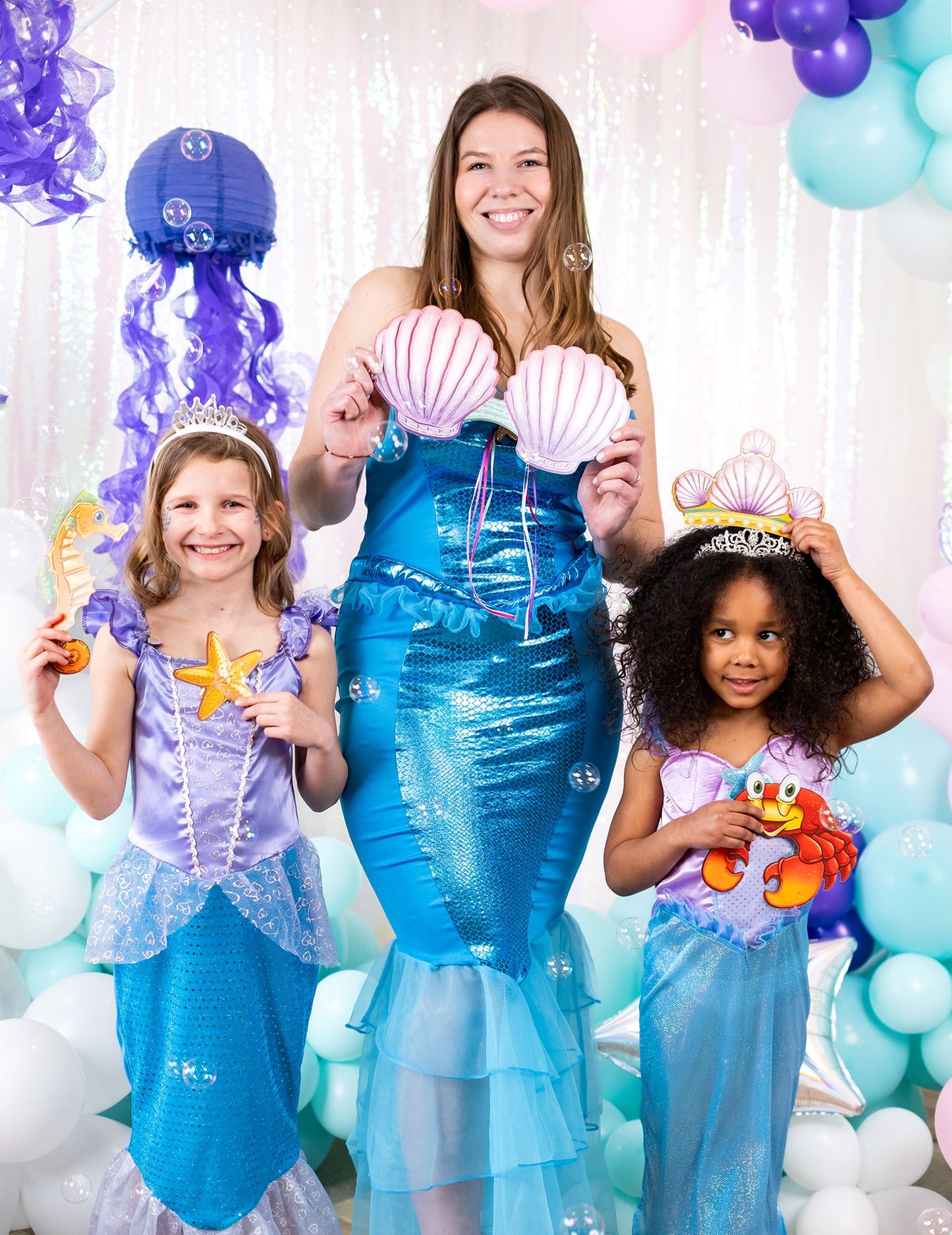 Photobooth készlet hercegnő sziréna 10 kiegészítő