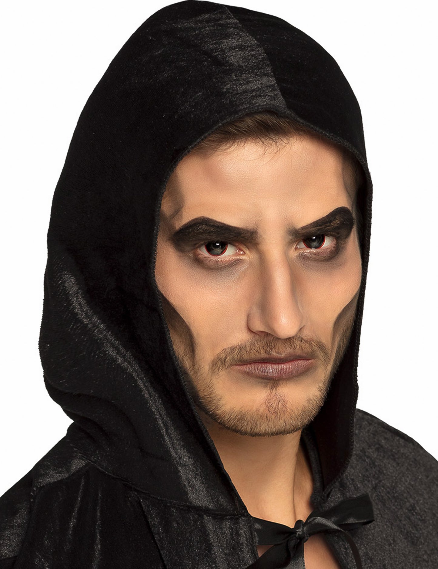 Kontaktlencsék fekete divatos korrekció nélkül piros felnőtt vázlat