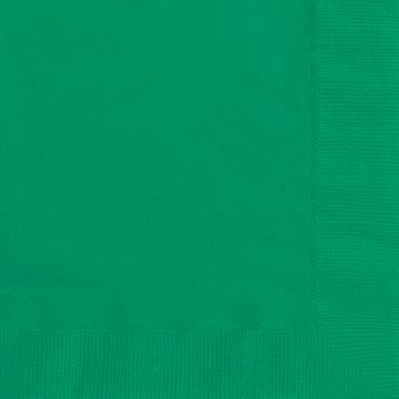50 zöld papírszalvéta 33 x 33 cm