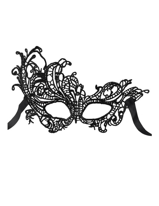 Vue de face du loup en dentelle pour femme
