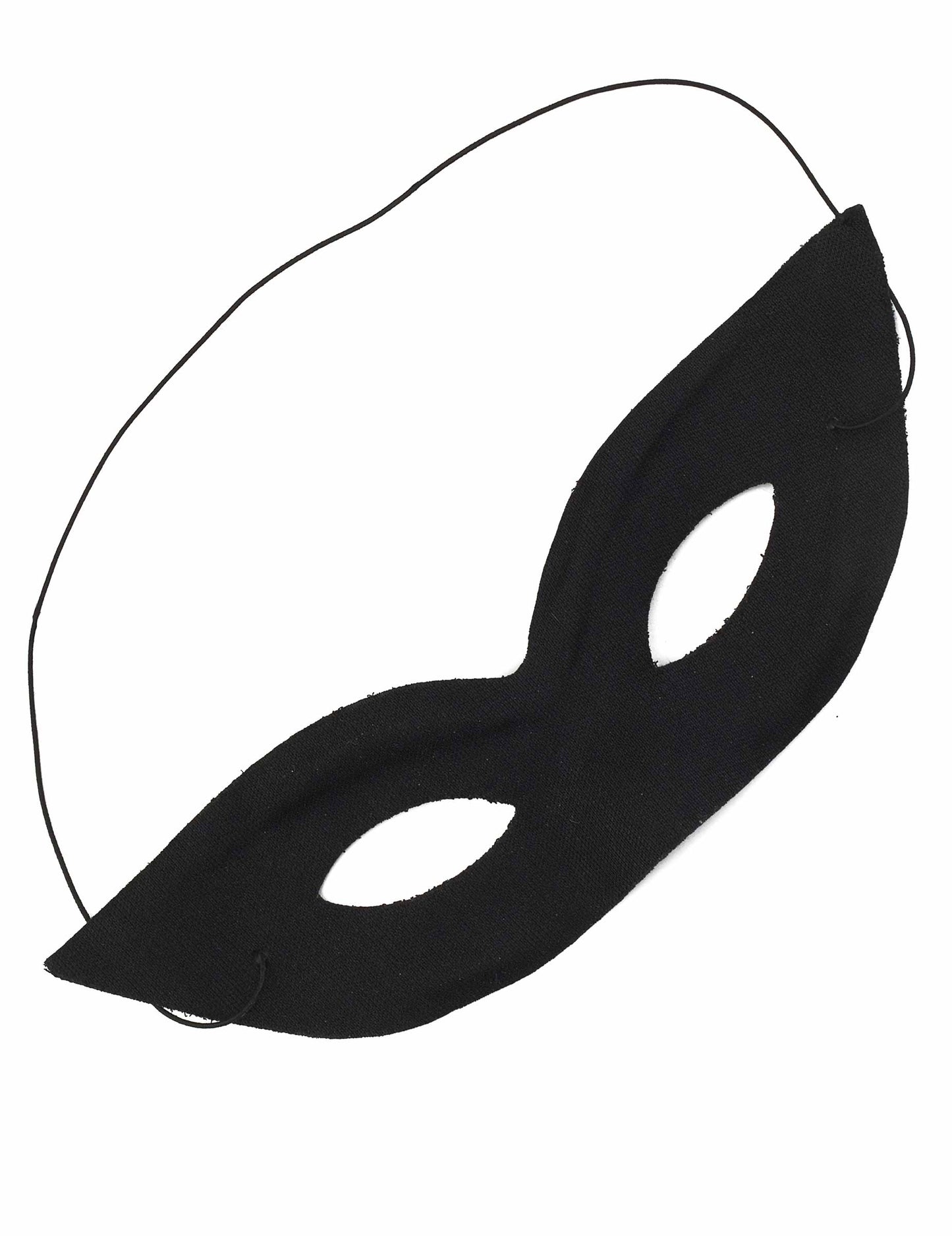 A fekete női maszk gumijának részlete