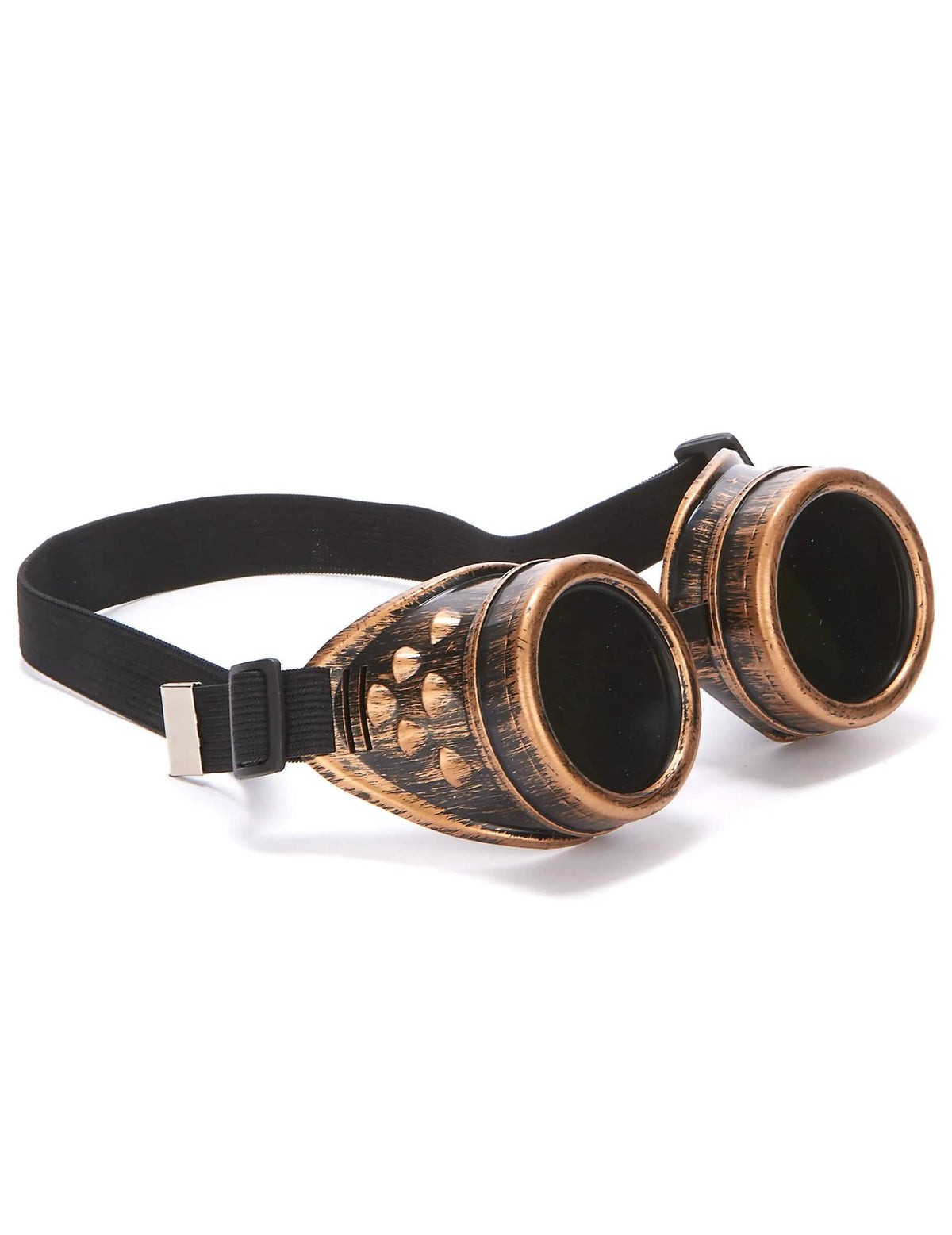 Oldalnézetű steampunk pilótaszemüvegek felnőtt rézszínű