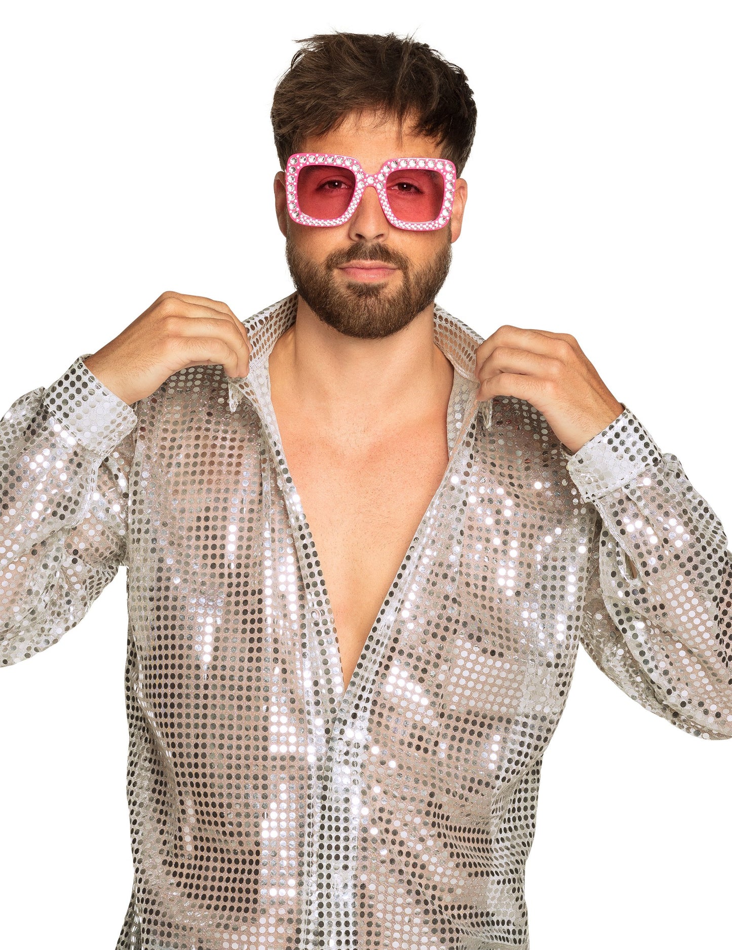 Bling bling rózsaszín szemüveg