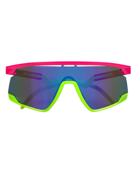 Vue de face des lunettes de fêtes néons pour adulte