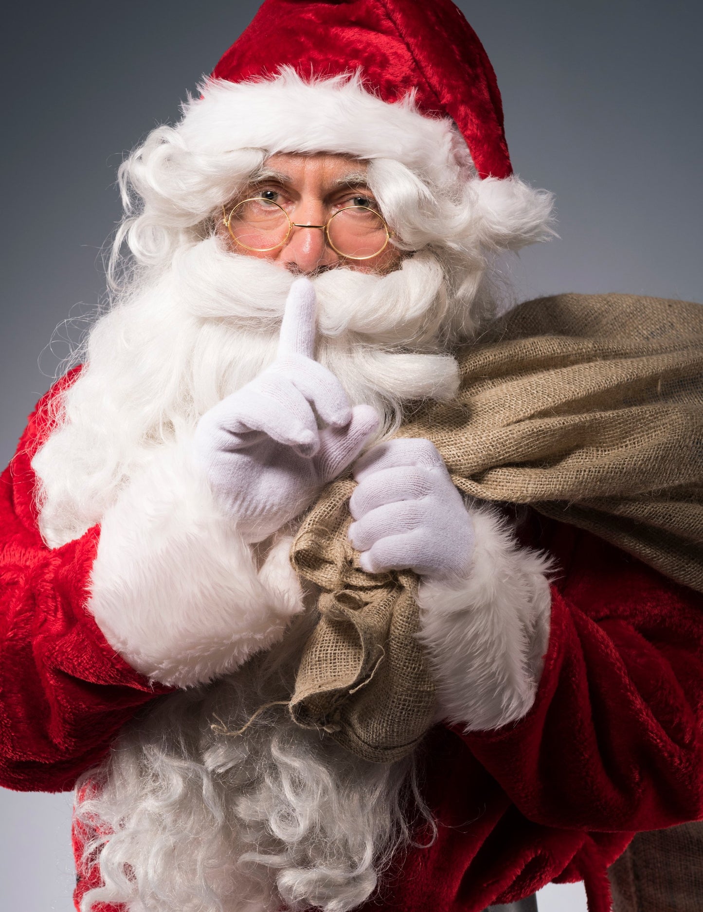 Felnőtt Mikulás arany szemüveg