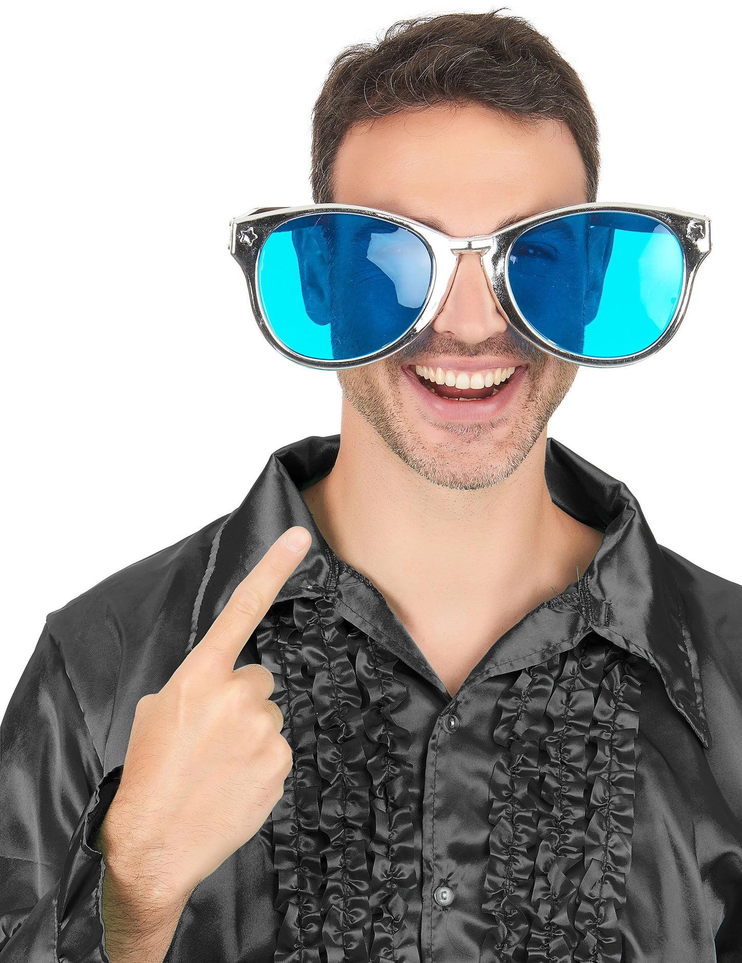 Ezüst felnőtt óriás felnőtt szemüveg