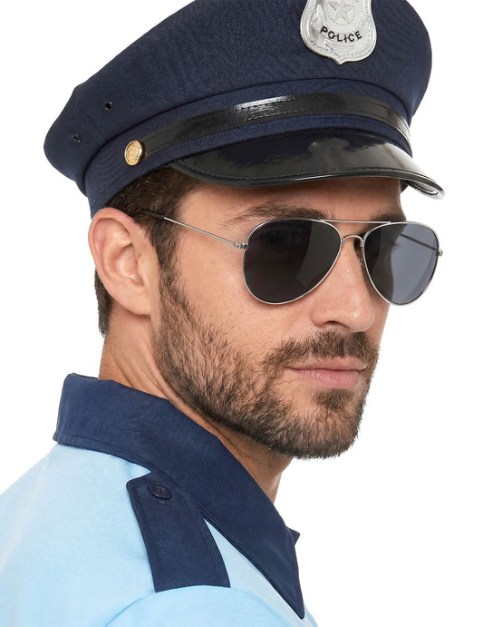 Felnőtt ezüst ezüst aviator szemüveg