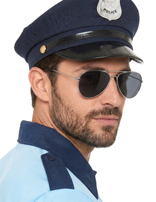 Felnőtt ezüst ezüst aviator szemüveg