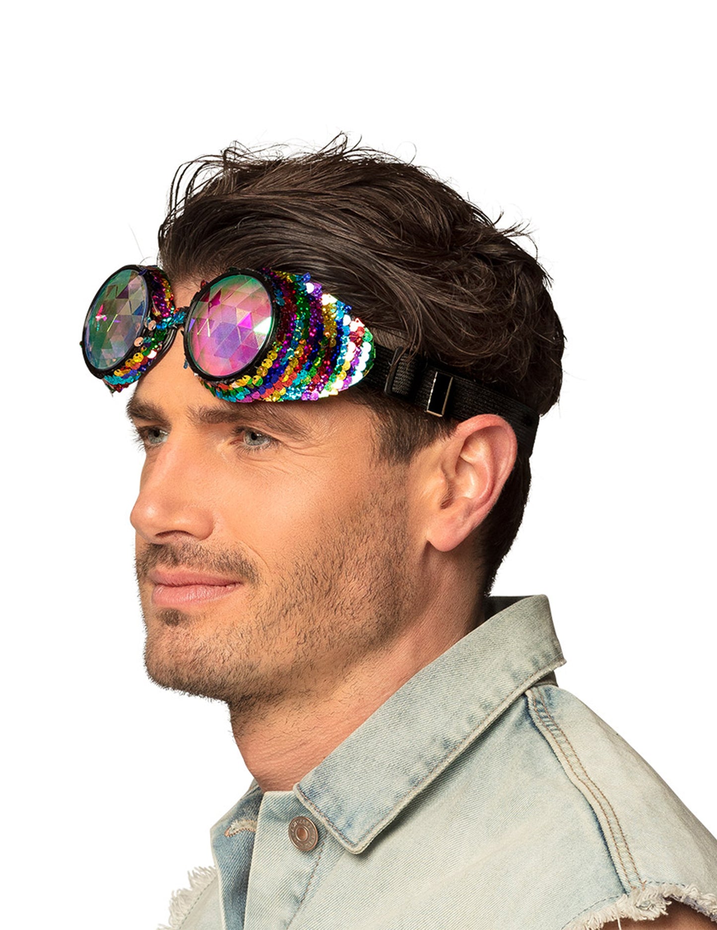 Szivárványos party szemüveg