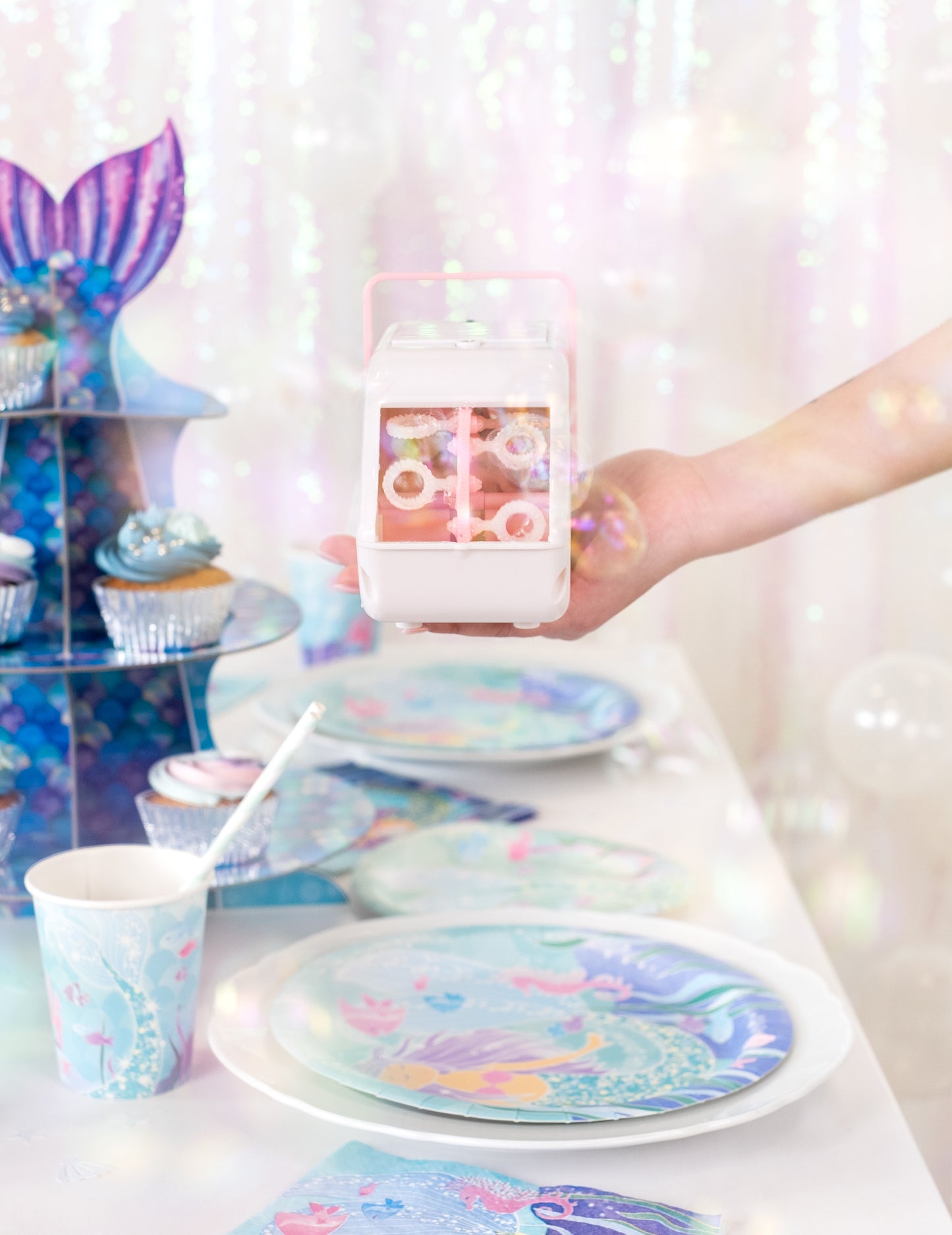 Esküvői buborékfújó gép utántöltőkkel