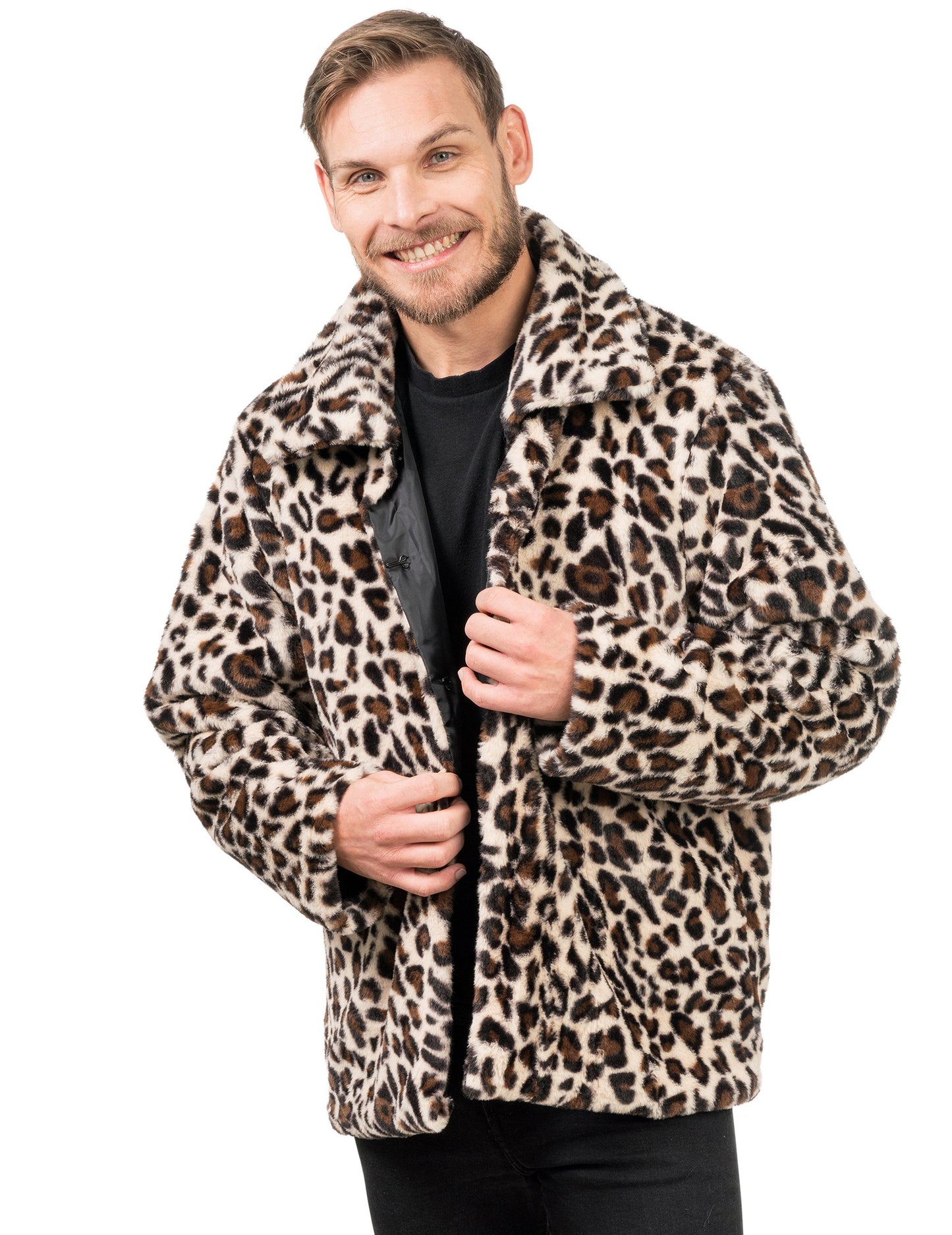 Felnőtt leopárd hamis szőrme