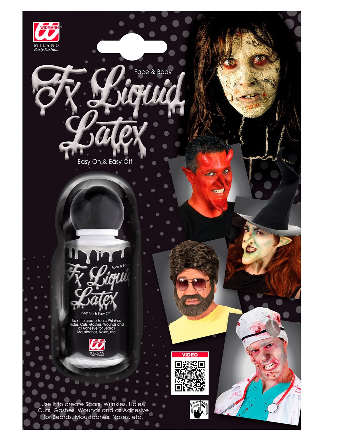 Fehér folyékony latex smink 20 ml