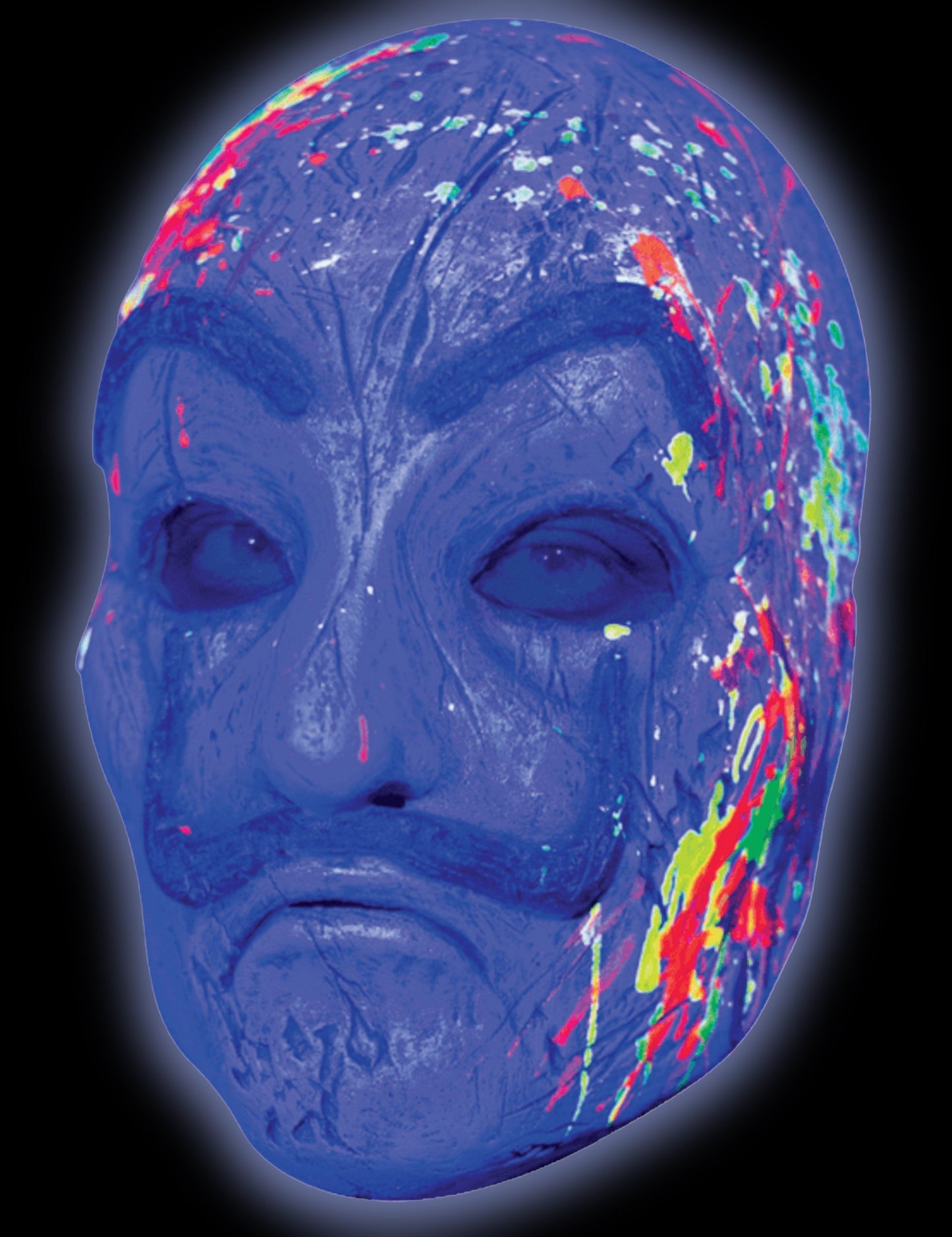 Braqueur maszk luxus UV neon feladatokkal felnőtt