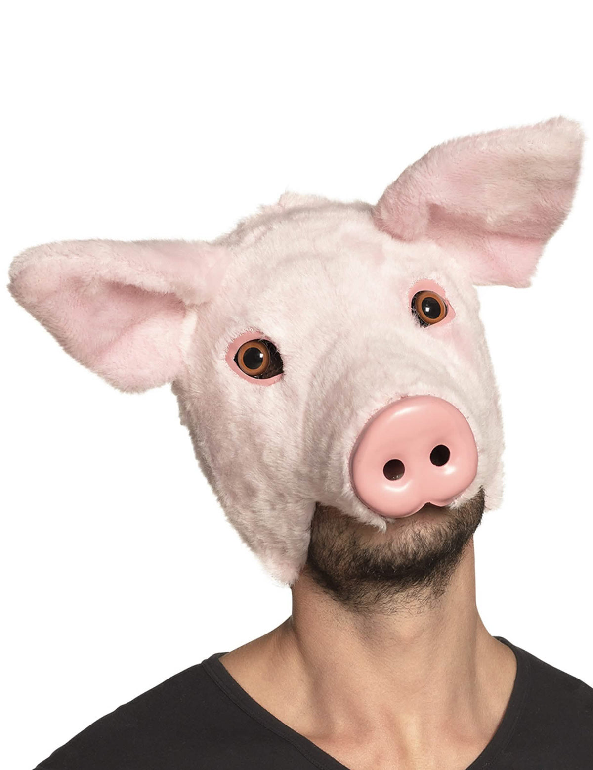 Plüss malacmaszk felnőttnek rózsaszín