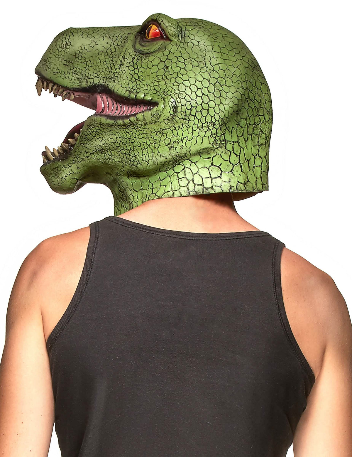 Oldalnézetű dinoszaurusz latexmaszk