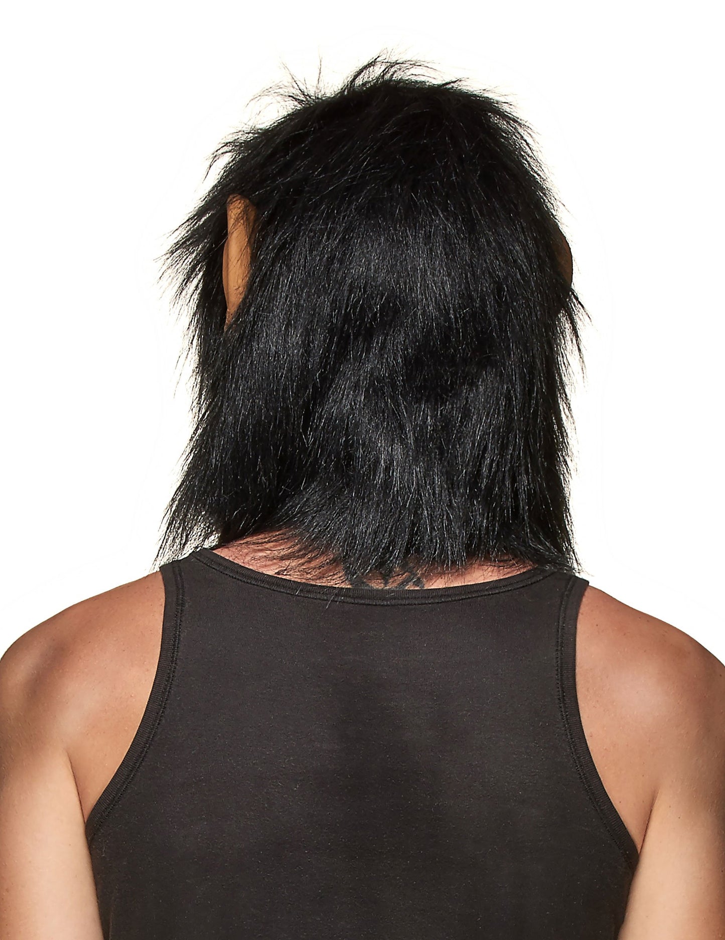 Vue de dos du masque latex singe