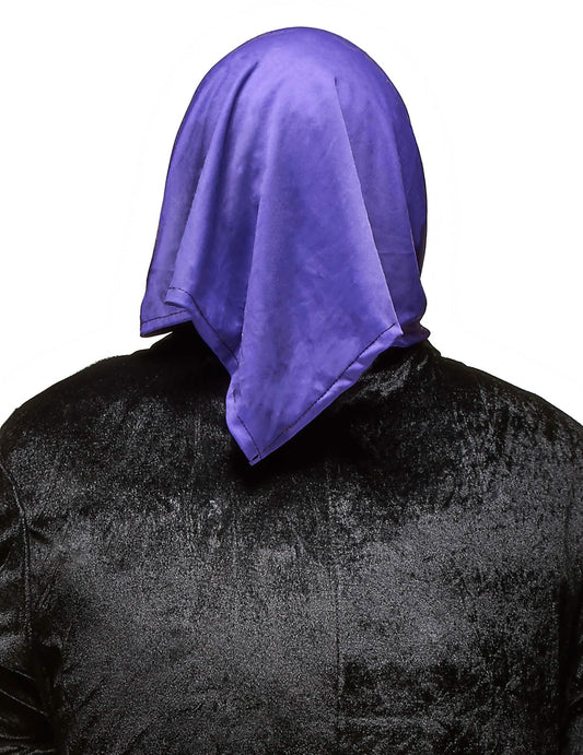 Vue de dos du masque latex vieille dame