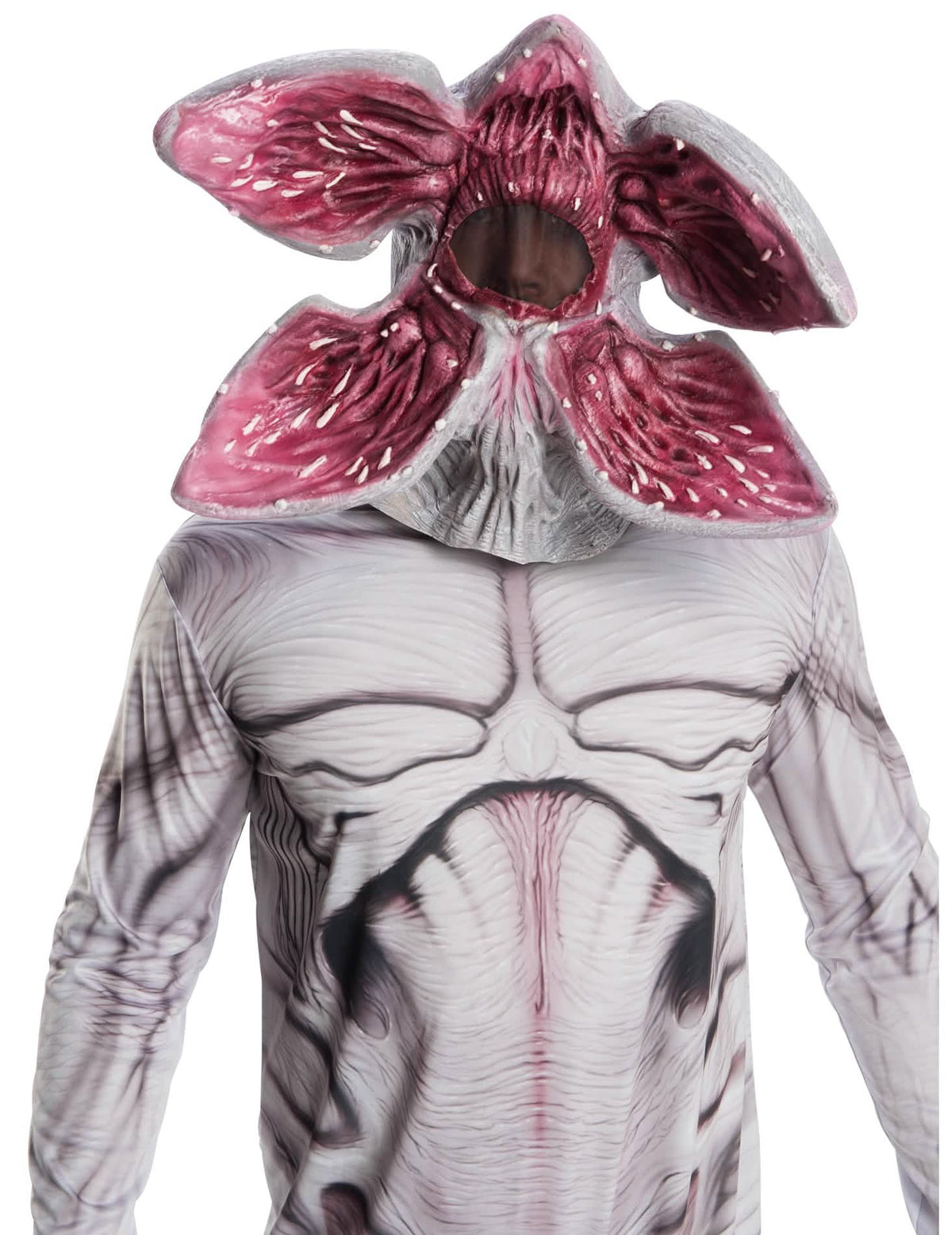Luxus csuklós Demogorgon Stranger Things maszk felnőtt szürke és rózsaszín