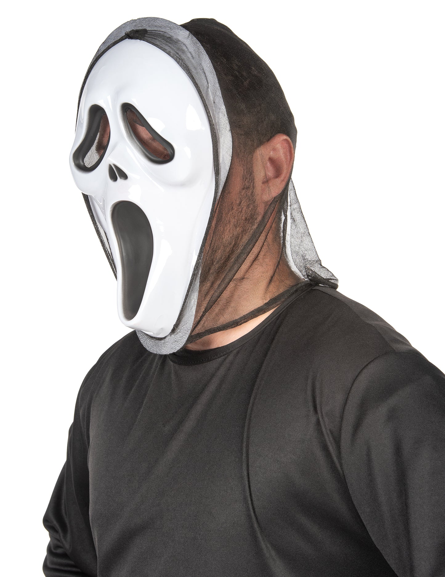 Fekete -fehér maszk felnőtt pszichopath műanyag psycopathban